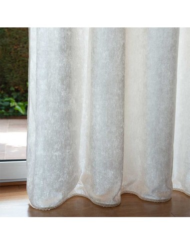 Cortina Chenilla Nogre Blanco (250 x...