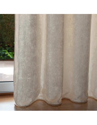 Cortina Chenilla Nogre Beige (250 x...