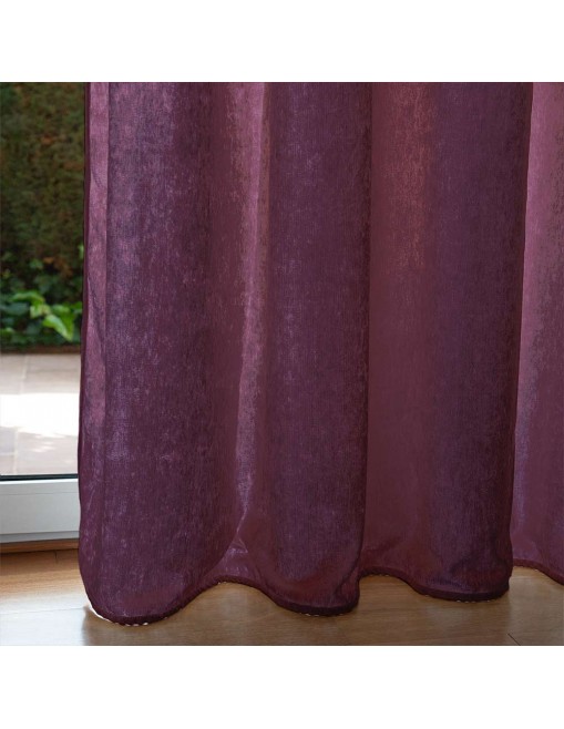 Cortina Chenilla Nogre...